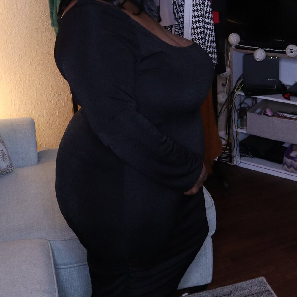 One Sleeve Maxi Body Con - Plus Size